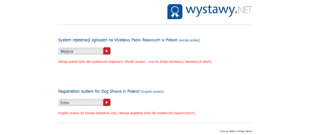 rejestracja konta wystawy.net